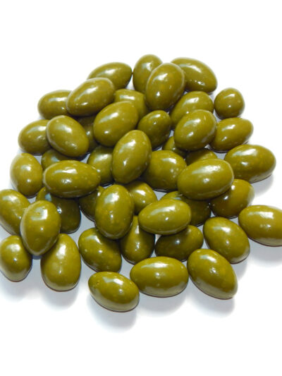 Almendra con chocolate y matcha