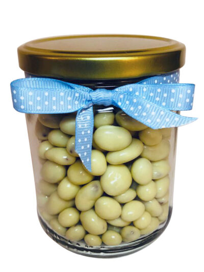 Frasco con Arándano con chocolate blanco