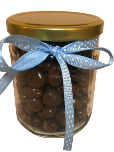 Frasco con Pasas con Chocolate