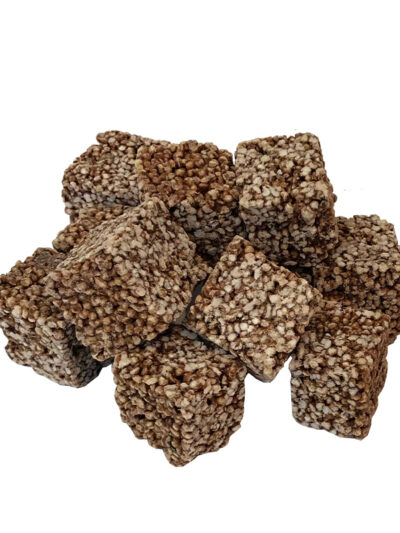 Cubo de amaranto con chocolate