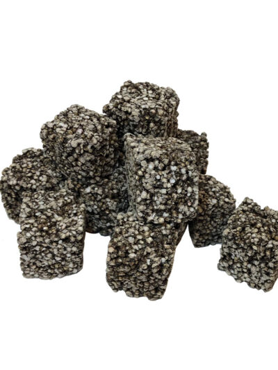 Cubo de amaranto con chocolate semiamargo