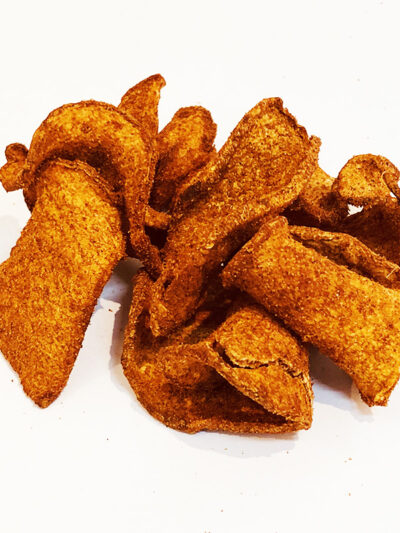 Chips de jícama con chile
