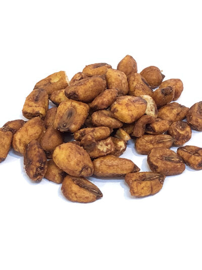 Maíz inflado con chile chipotle